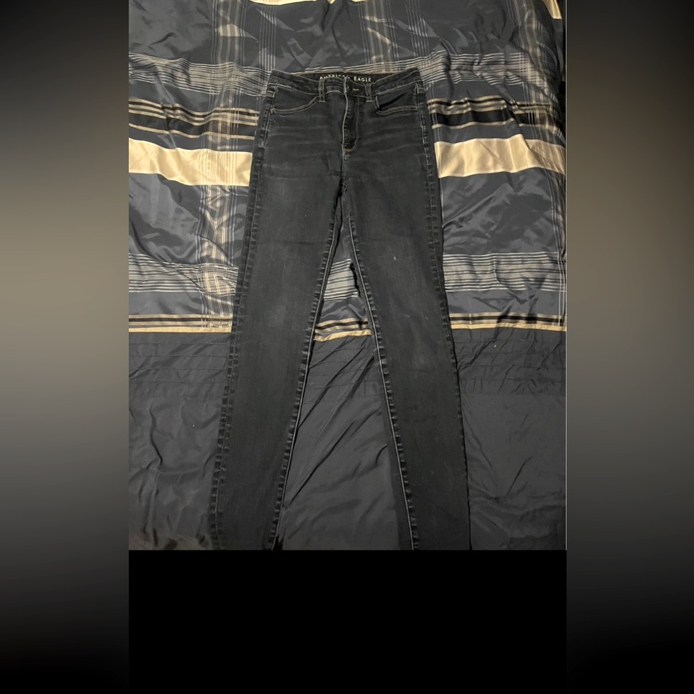 American Eagle jeggings. Blue.